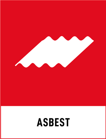 Symbol för Asbest