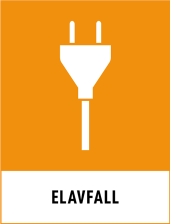 Symbol för Elavfall