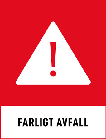 Symbol för Farligt avfall