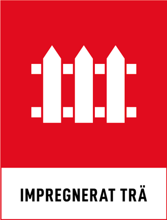 Symbol för Tryckimpregnerat trä