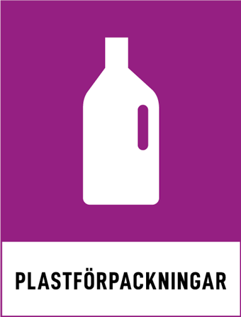 Symbol för Plastförpackningar