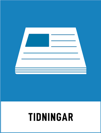 Symbol för Tidningar/returpapper