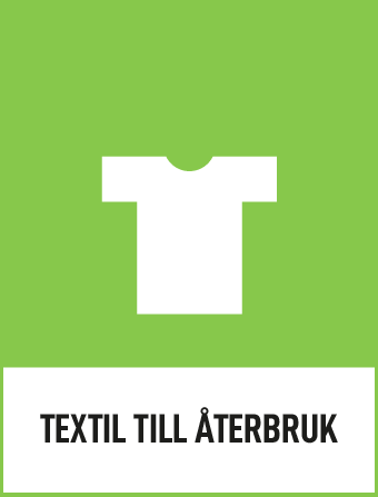 Symbol för Textil till återbruk